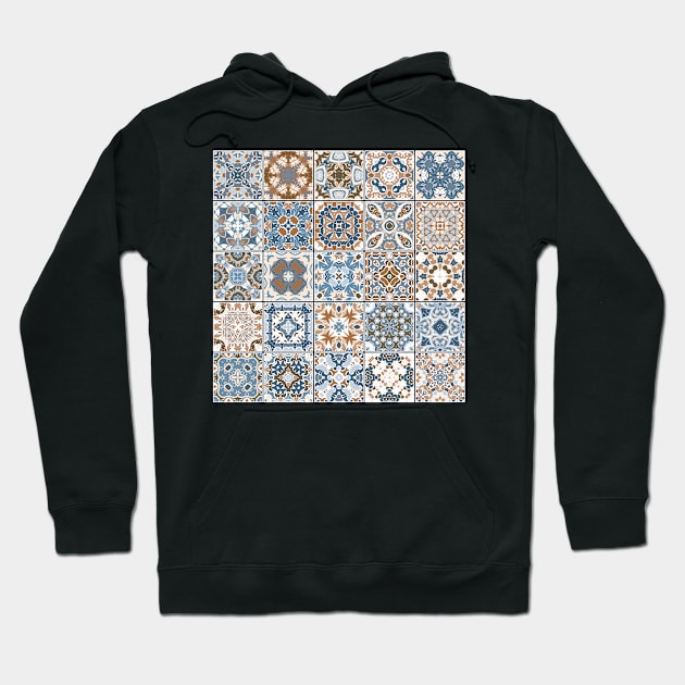 Mosaic tile tribal pattern Hoodie by IrinaGuArt